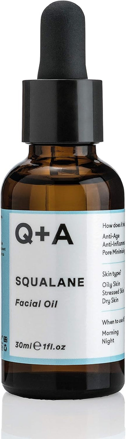 Squalane Facial Oil (Vegan Facial Oil Derived from Olive Oil - 30ml)