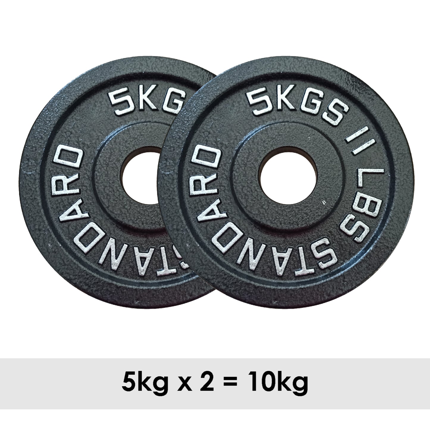 Premium Cast Iron Olympic Weight Plate Set - 2" Hole Dumbbell & Barbell Discs for Serious Lifting