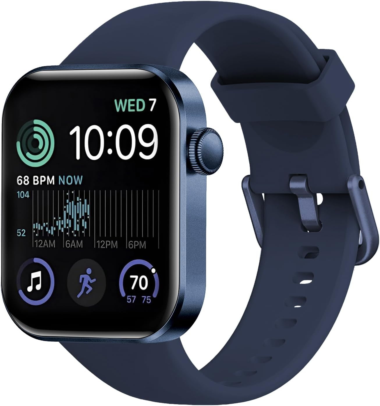 UKHealth&Fitness Approved Blue Smart Watch HD Display