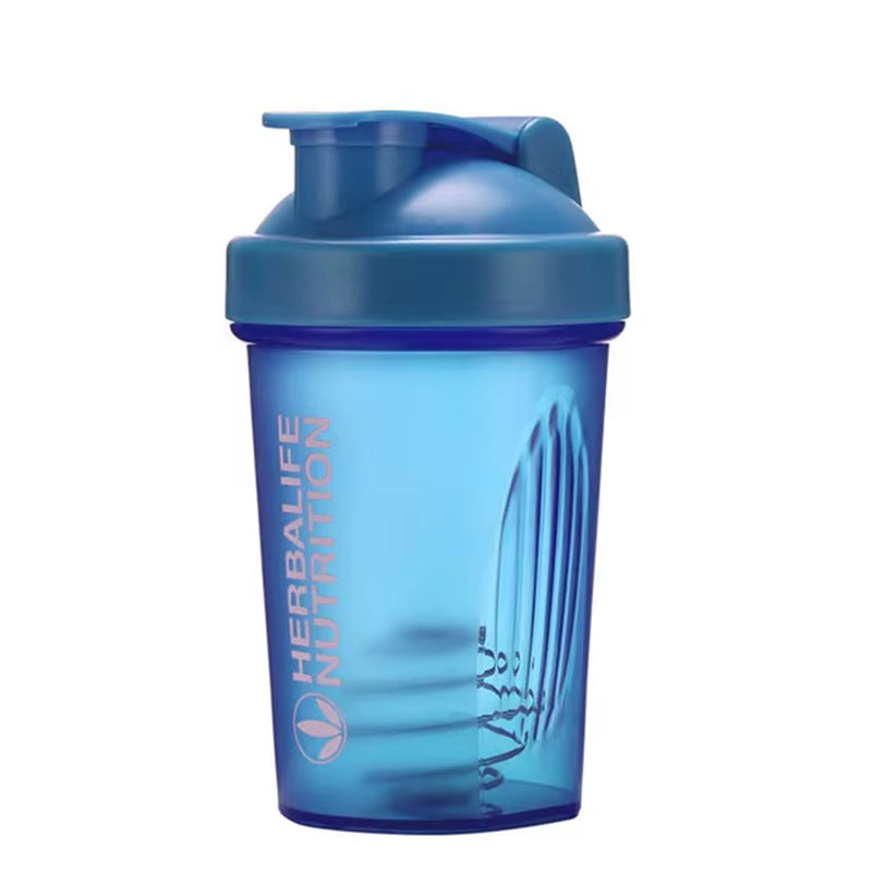 400Ml Fitness Sports Water Bottle Shaker Cup - Protein Powder Nutrition Milkshake Mixing Cup with Scale Water Cup