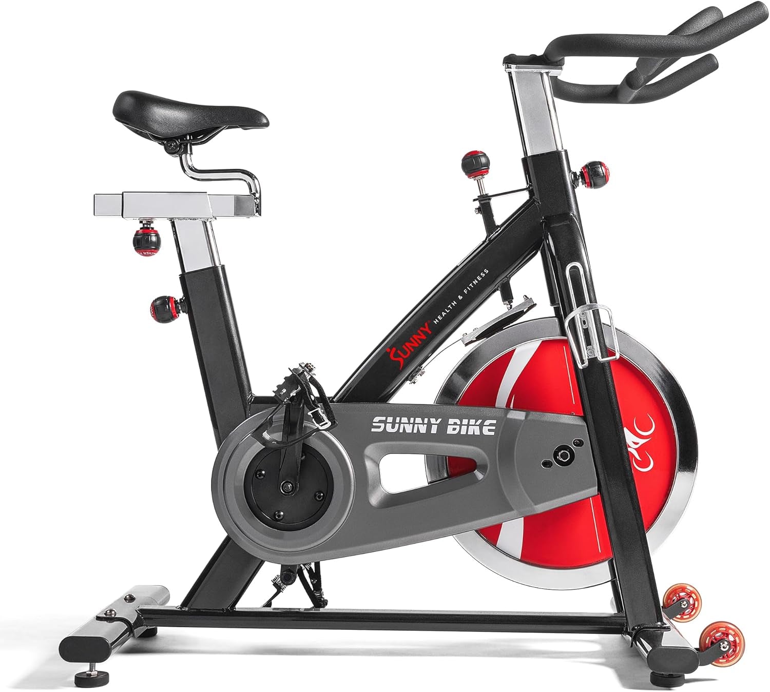 Pro Cycling Stationary Bike, 40LB Flywheel & 4-Way Adjustable Seat 