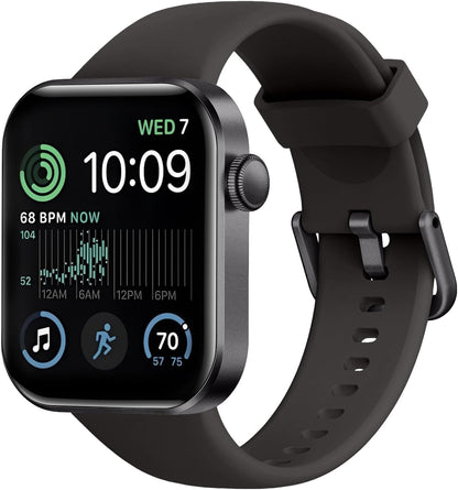 UKHealth&Fitness Approved Black Smart Watch HD Display