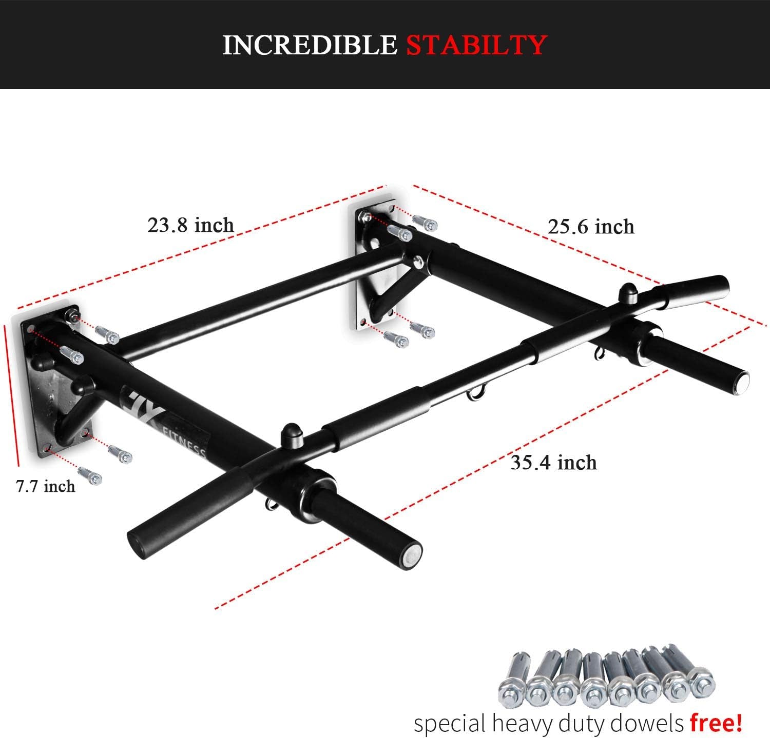 JX Wall Mounted Pull Up Bar 