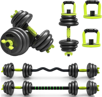 Strongway® Adjustable 6 in 1 - 20KG SET - Weight Lifting for Home Gym Fitness