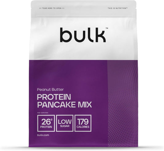 BULK Protein Pancake Mix Peanut Butter (26g Protein Each) 10 Servings